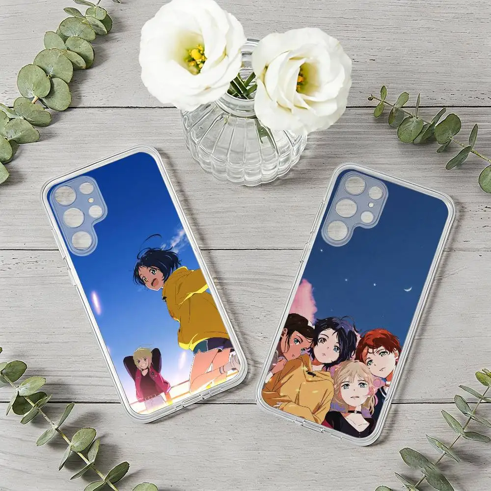 

W-Wonder Egg Priority Phone Case For Samsung S26, S25,S24,S21,S22,S23,S30,Ultra,Plus,5G,Transparent Cover