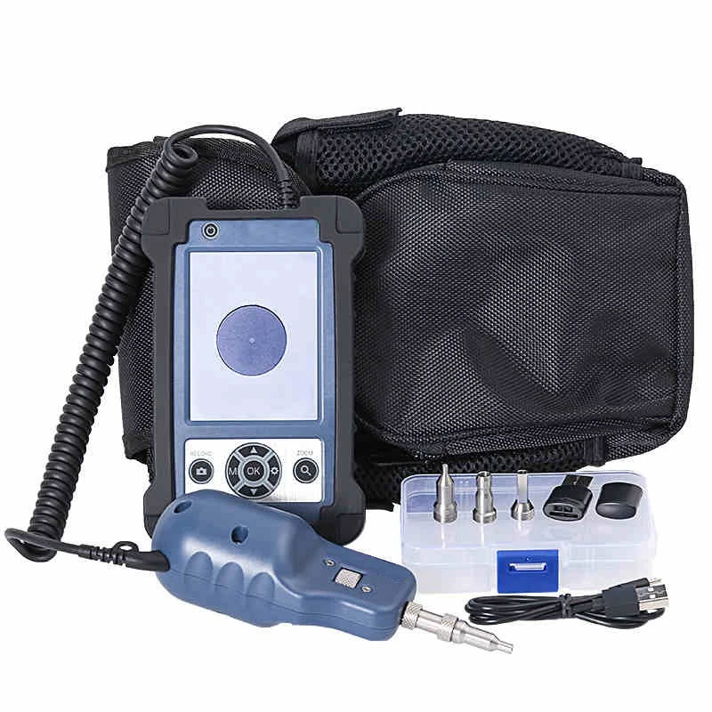 

Optical fiber end face detector Handheld optical fiber end face detection microscope 400 times magnifying glass