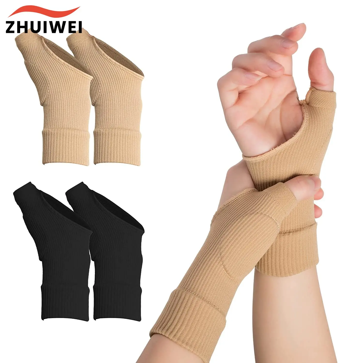 1Pair Thumb Arthritis Compression Gloves,comfortable Compression Glove with Soft Gel Pads,wrist Support Braces,Pain relief