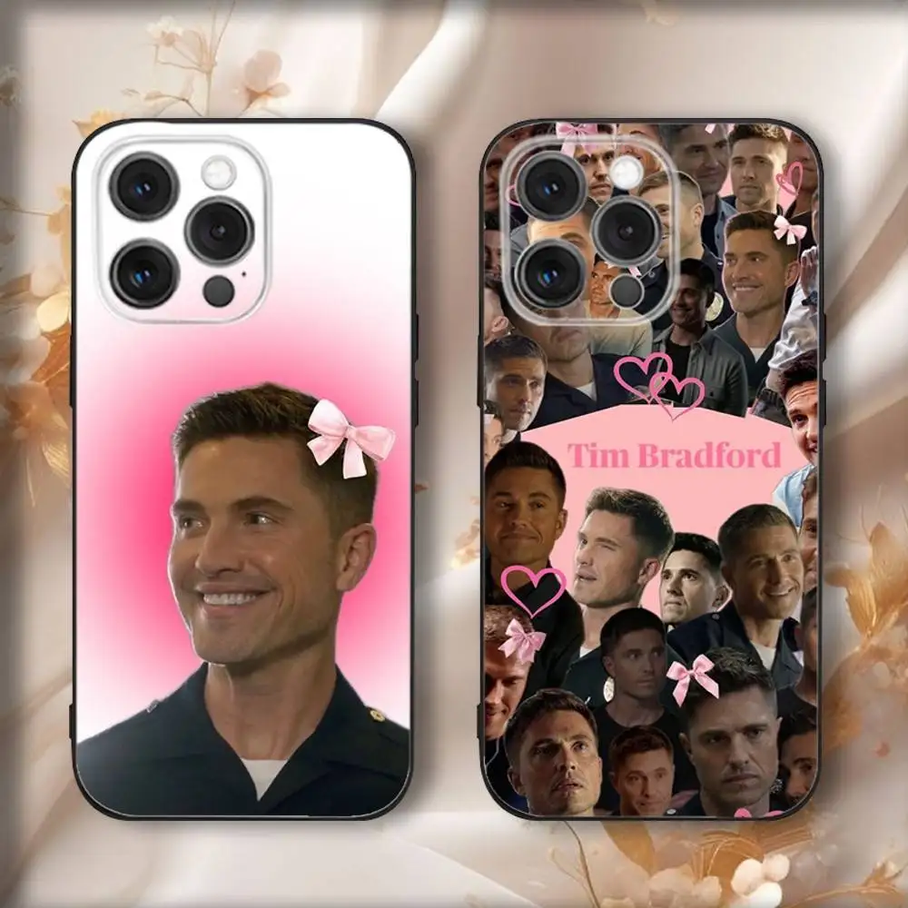 

Tim B-Bradford R-Rookieds Phone Case For iPhone16,15,14,13,12,11,Pro,Max,Plus,X,XS,SE4,E,Mini,Soft Black Case