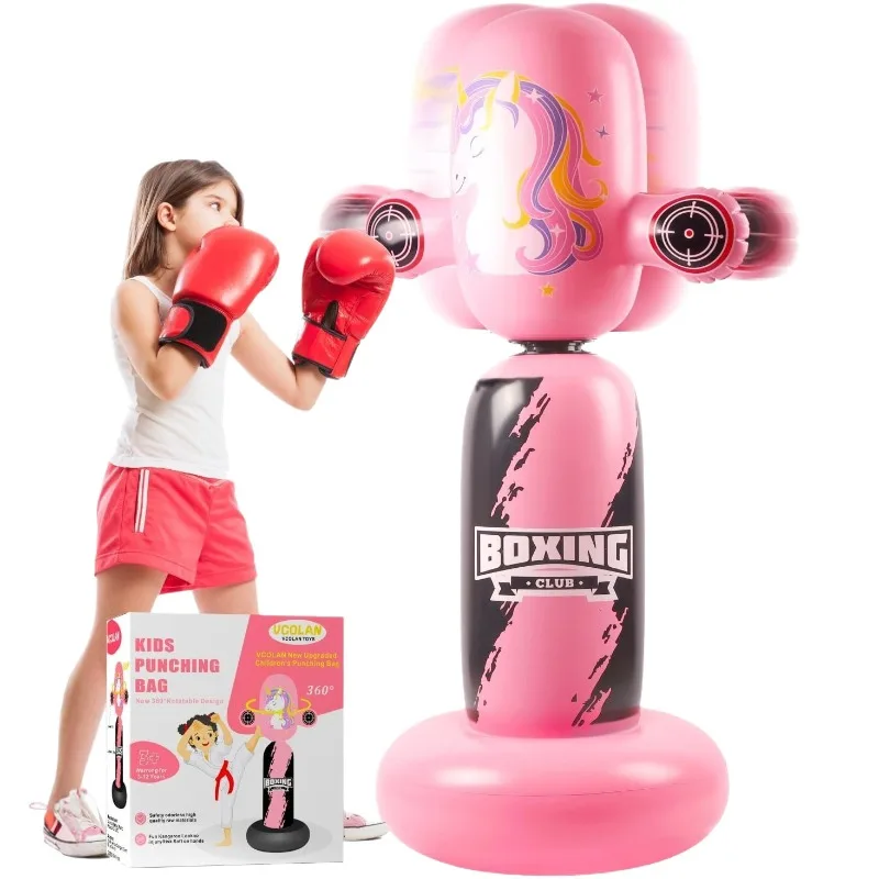 PVC percussion column, toy, inflatable boxing column 360 degrees, rotating percussion column