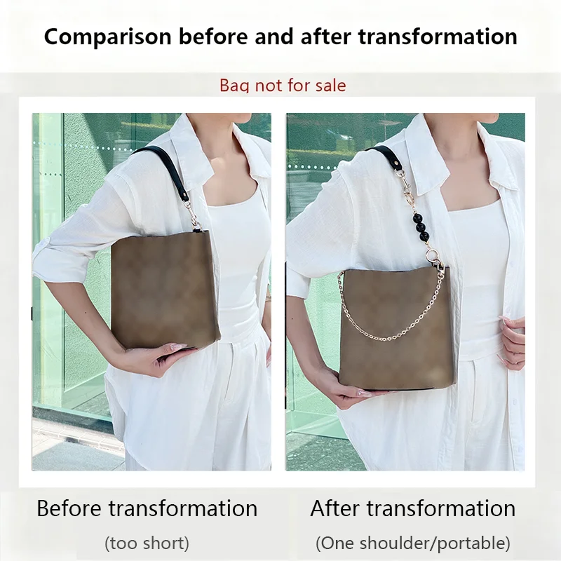 تمديد سلسلة لمدرب Mollie22 دلو حقيبة سلسلة الزخرفية سلسلة قلادة حقيبة الديكور حقيبة تحت الإبط ملحقات السلسلة #2