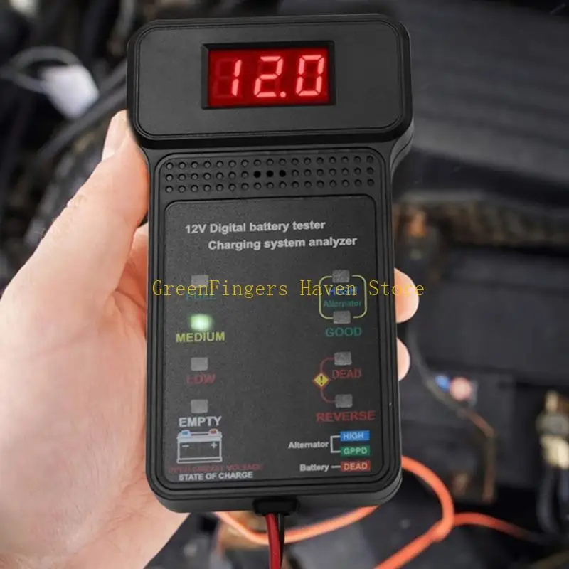 F68D Battery Tester Measurement Tool Diagnostic Tool Charging System Analyser