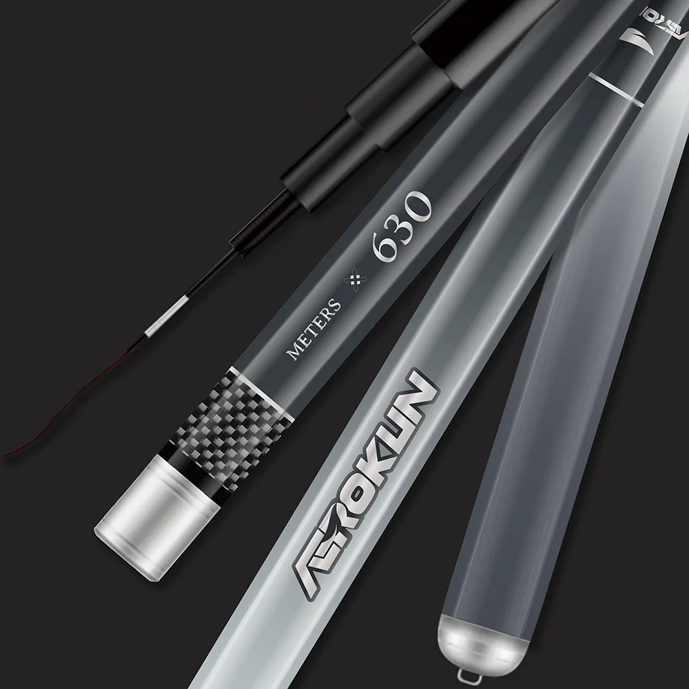 

3/7 Action Freshwater Carbon Fiber Telescopic Fishing Rod For Lake Stream River Handheld Rod