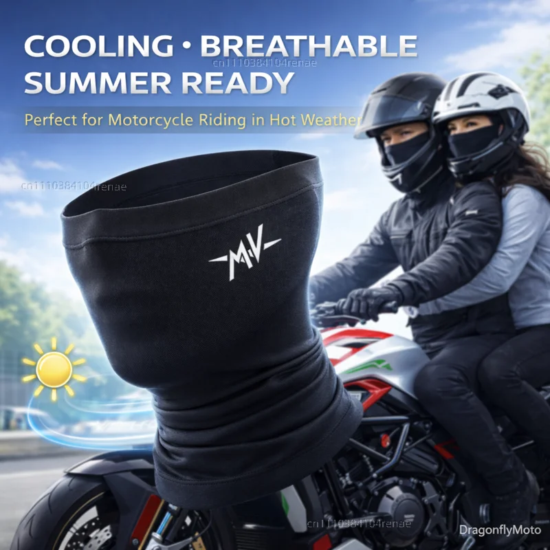 

For MV Agusta 675 800 Brutale 1000 Turismo Veloce RC Motorcycle Windproof Summer Cycling Face Cover Neck Tube Breathable Custom