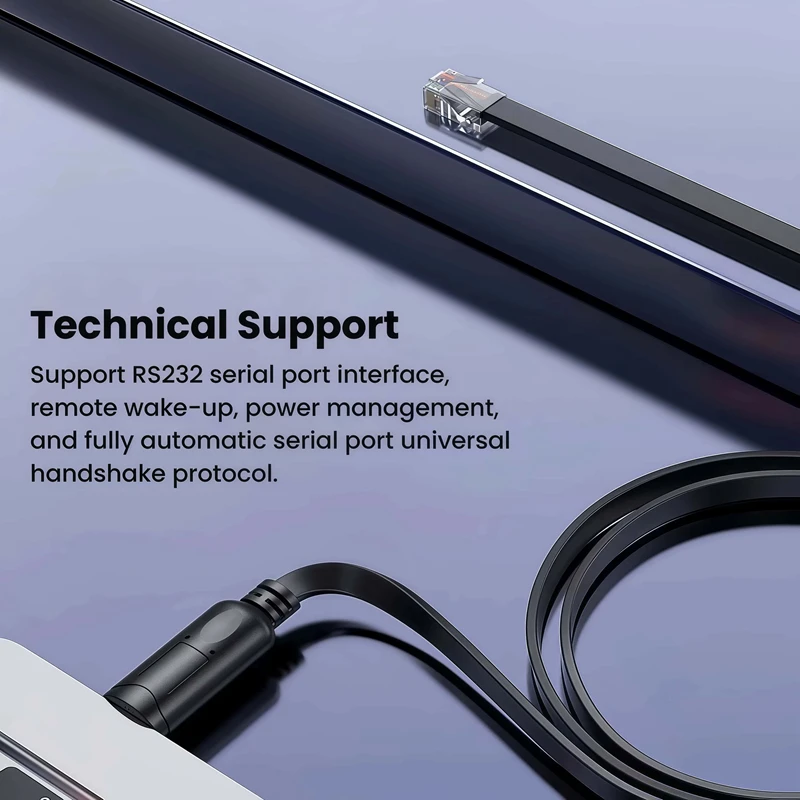 1.8 متر FTDI رقاقة FT232R كابل وحدة التحكم USB نوع-A ذكر إلى RJ45 8P8C جاك التمديد لمعدات الشبكة Cisco Huawei H3C Tengda