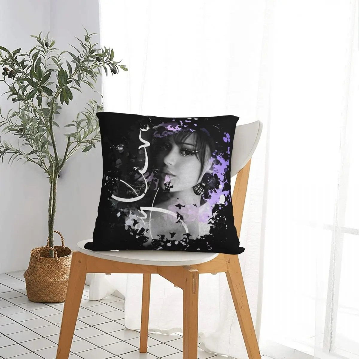 Pelindung bantal Splash Art Ayliva Ayliva keren penyanyi Tour 2024 sarung bantal untuk kursi Dekorasi Rumah sarung bantal hadiah