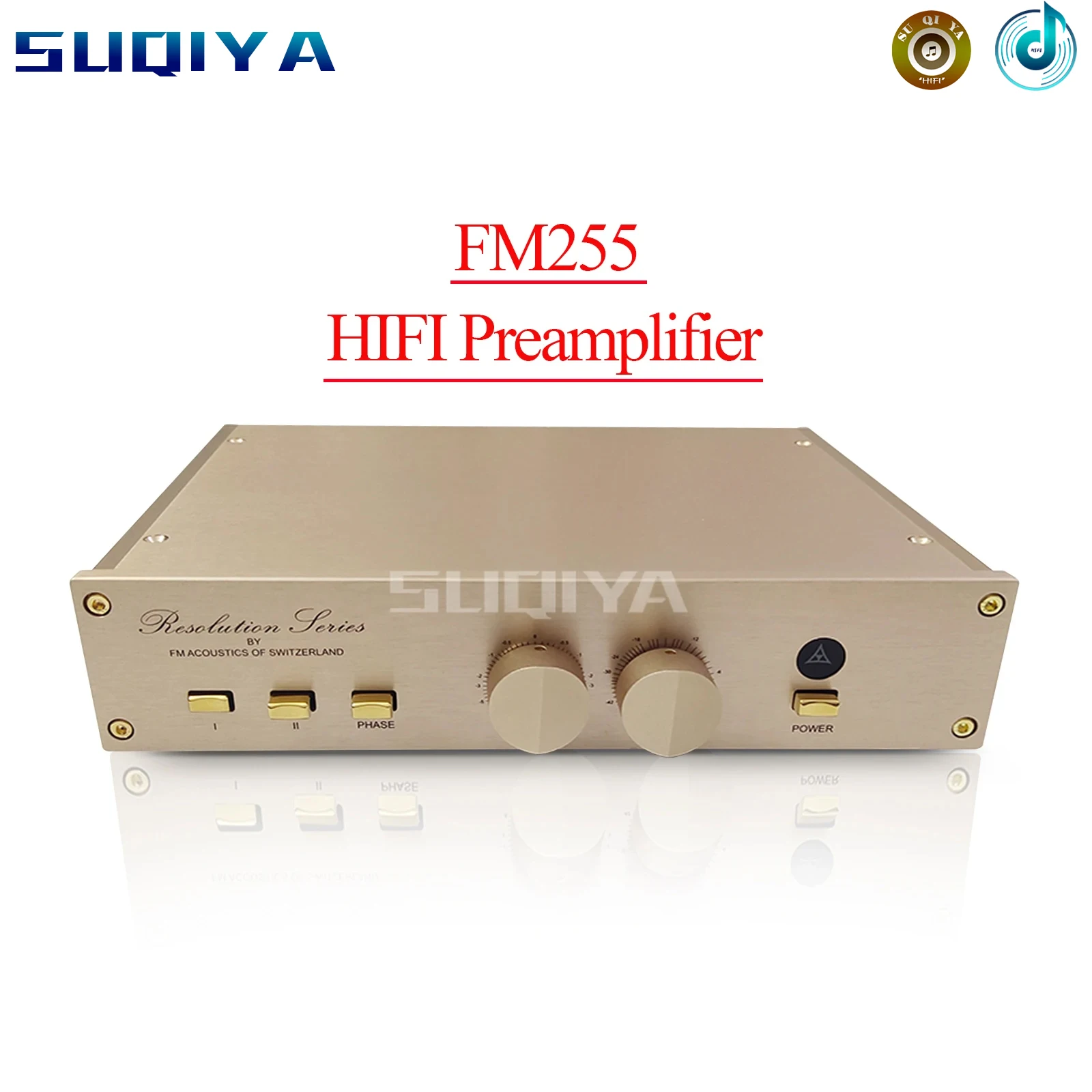 

SUQIYA-Reference FM255 Class A Preamplifier RCA Balanced XLR HIFI Preamplifier for Amplifier Audio