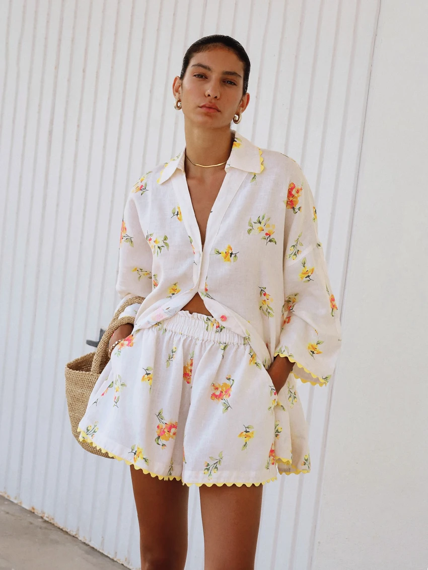 

Marthaqiqi повседневный женский пижамный комплект с отложным воротником, ночная рубашка, укороченный топ, ночная рубашка, одежда для сна с длинными рукавами, юбки, зимняя домашняя одежда