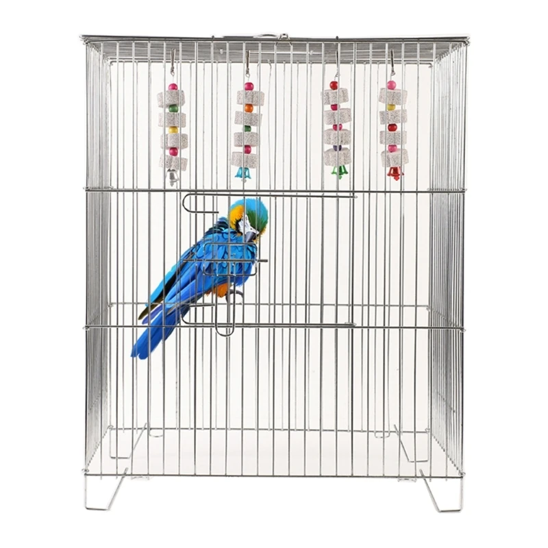 Parrot Grinding Stone Molar Stone Chinchilla Squirrel Bird Cage Toy Bird Molar Toy  Bird Cage Accessories Parakeet DropShipping