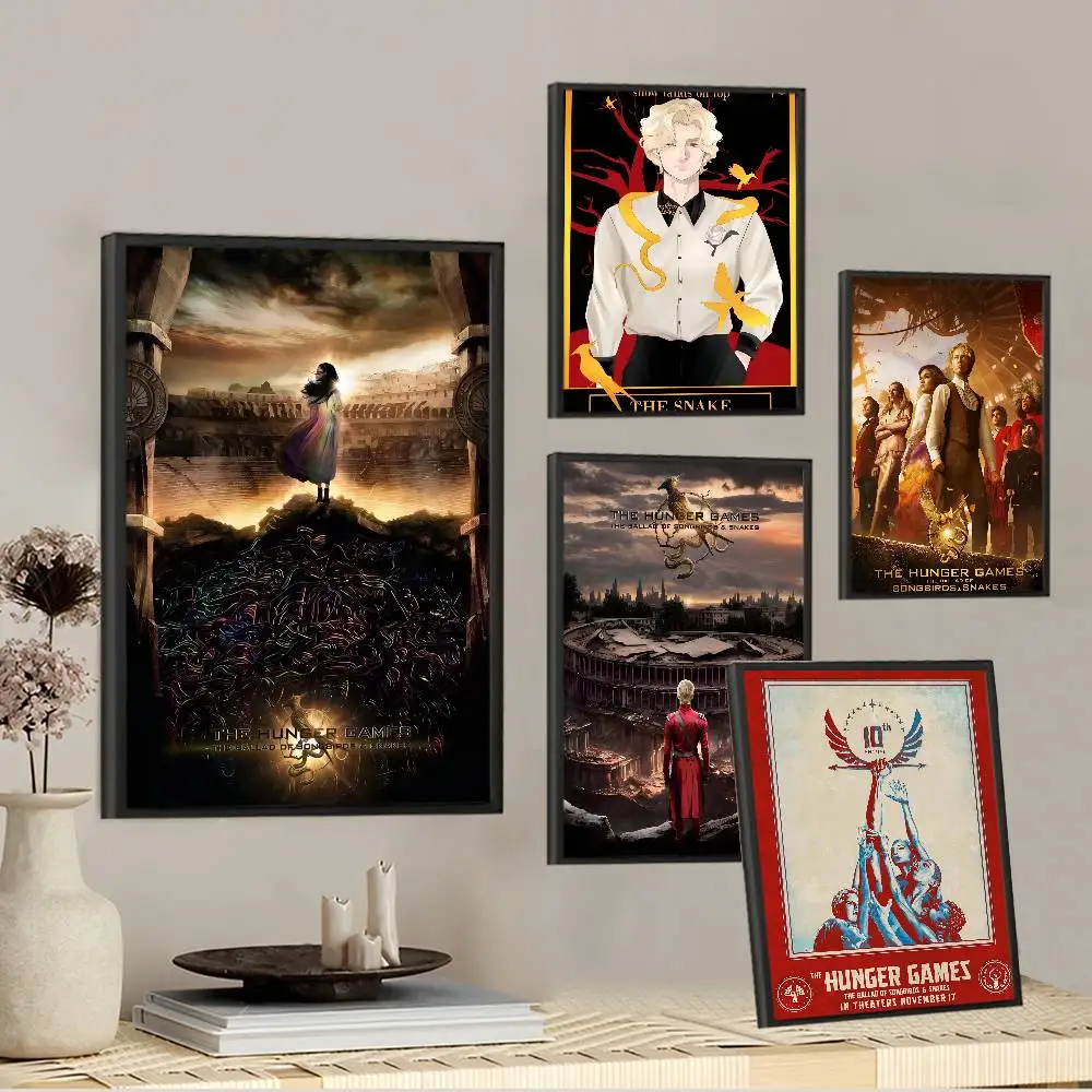 Hunger Games Ballad Songbirds Snake Good Quality Prints and Posters Vintage Room Bar Cafe Decor Home Decor