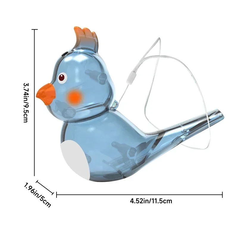 Fischietto per uccelli d'acqua giocattolo per bambini pronuncia muscolare orale allenamento uccello d'acqua chiamato strumento musicale per bambini giocattolo educativo per bambini