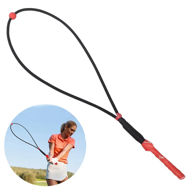 Trenażer huśtawki golfowej Lina treningowa do ćwiczeń golfowych Elastyczna lina do korekcji postawy w golfa Pomoce szkoleniowe do huśtawki ﻿