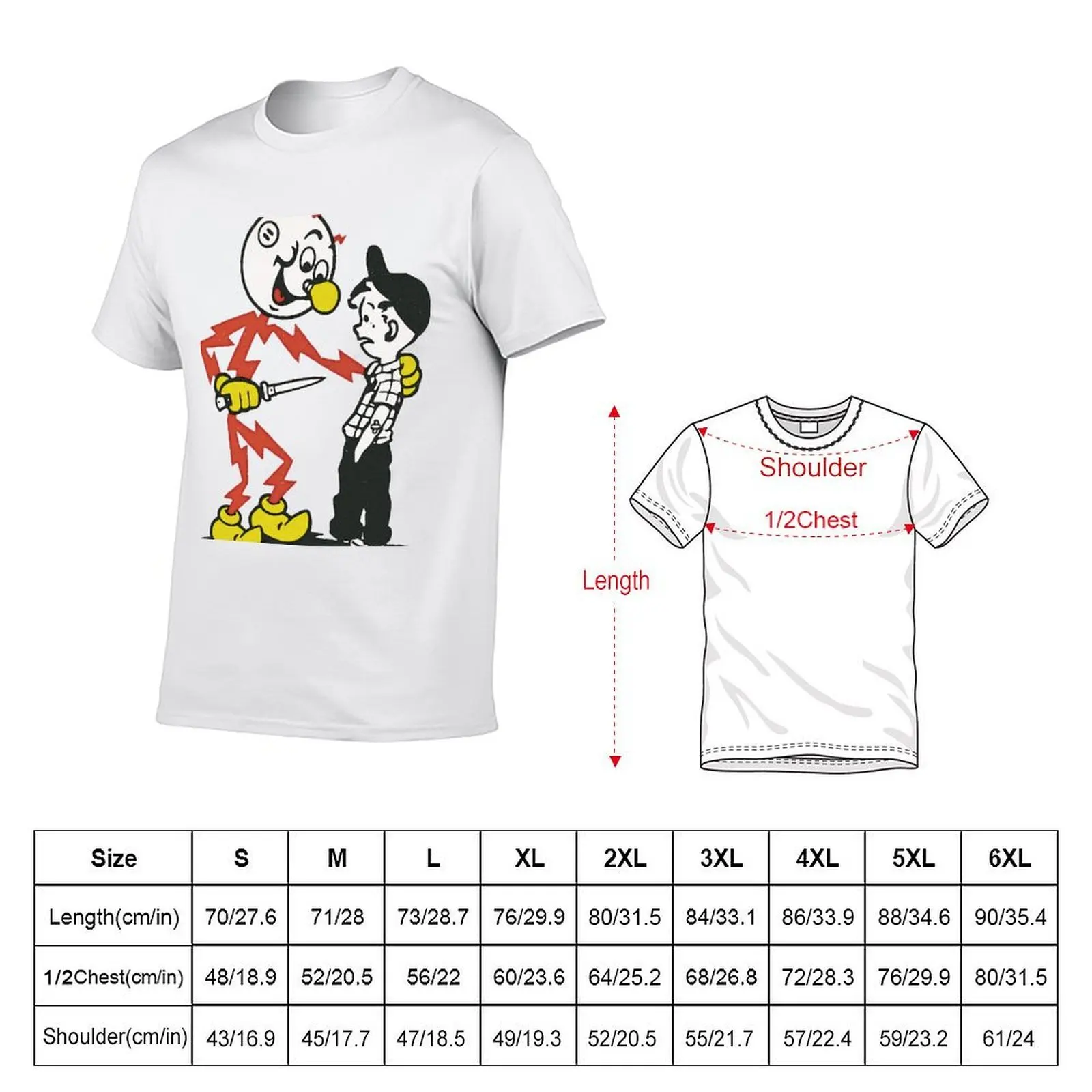 vintage safety posters featuring an anthropomorphic electricity mascot warning kids to be careful about electricity T-Shirt