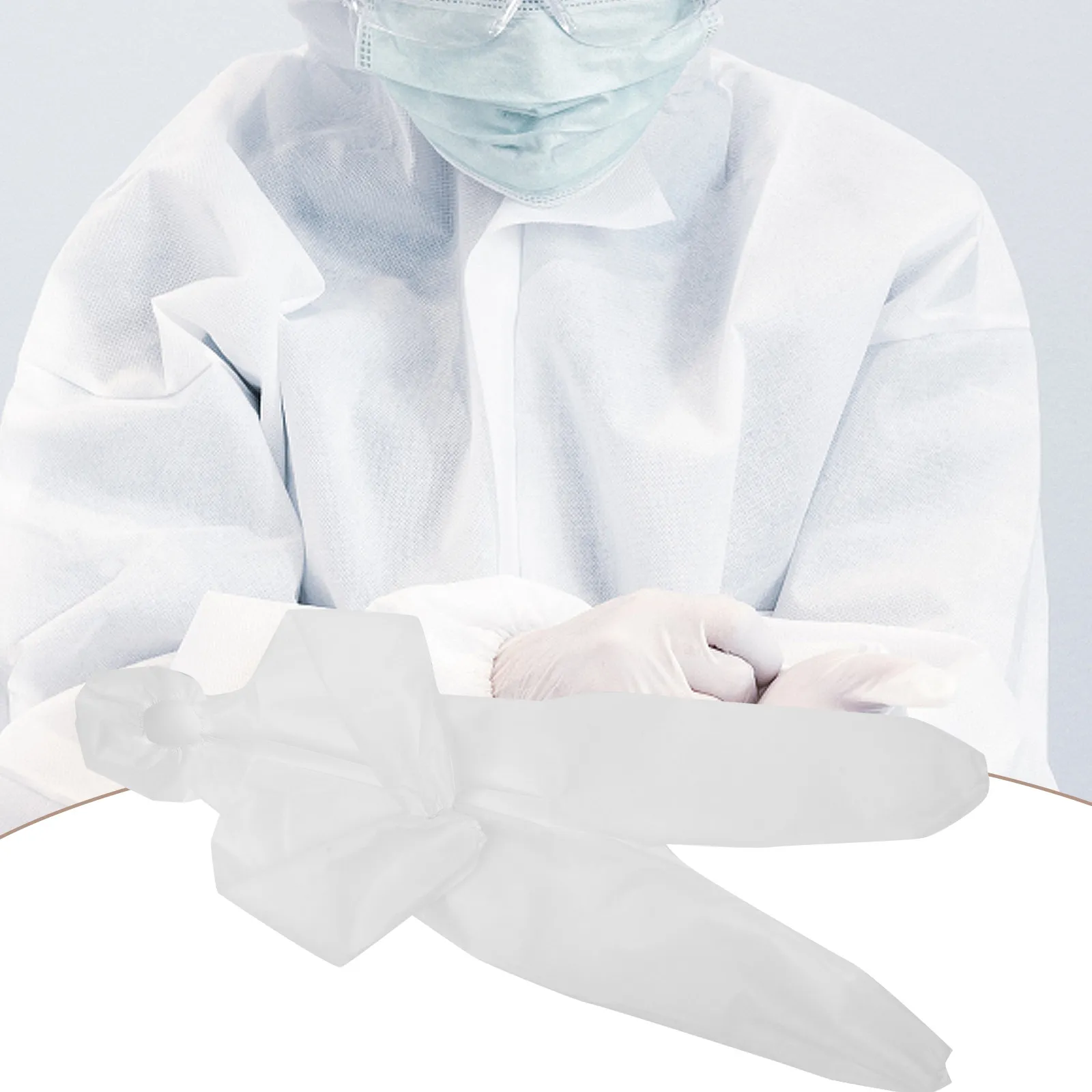 

Одноразовый защитный комбинезон из нетканого материала, дышащий, легкий, для активного отдыха и малярных работ, белый, размер XL