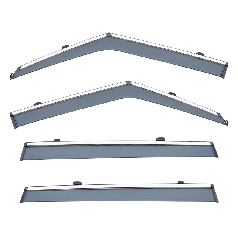 Window Visor Outer Trim Chrome For KIA SOUL AM 2010-2013 Accessories Window Visors Weathershields Wind Rain Guard Spoiler Wing