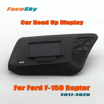 Pantalla frontal de coche para Ford F150 F-150 Raptor (P552) 2017-2020 Auto Digital HUD HD LCD proyección en proyector de parabrisas de vidrio 1