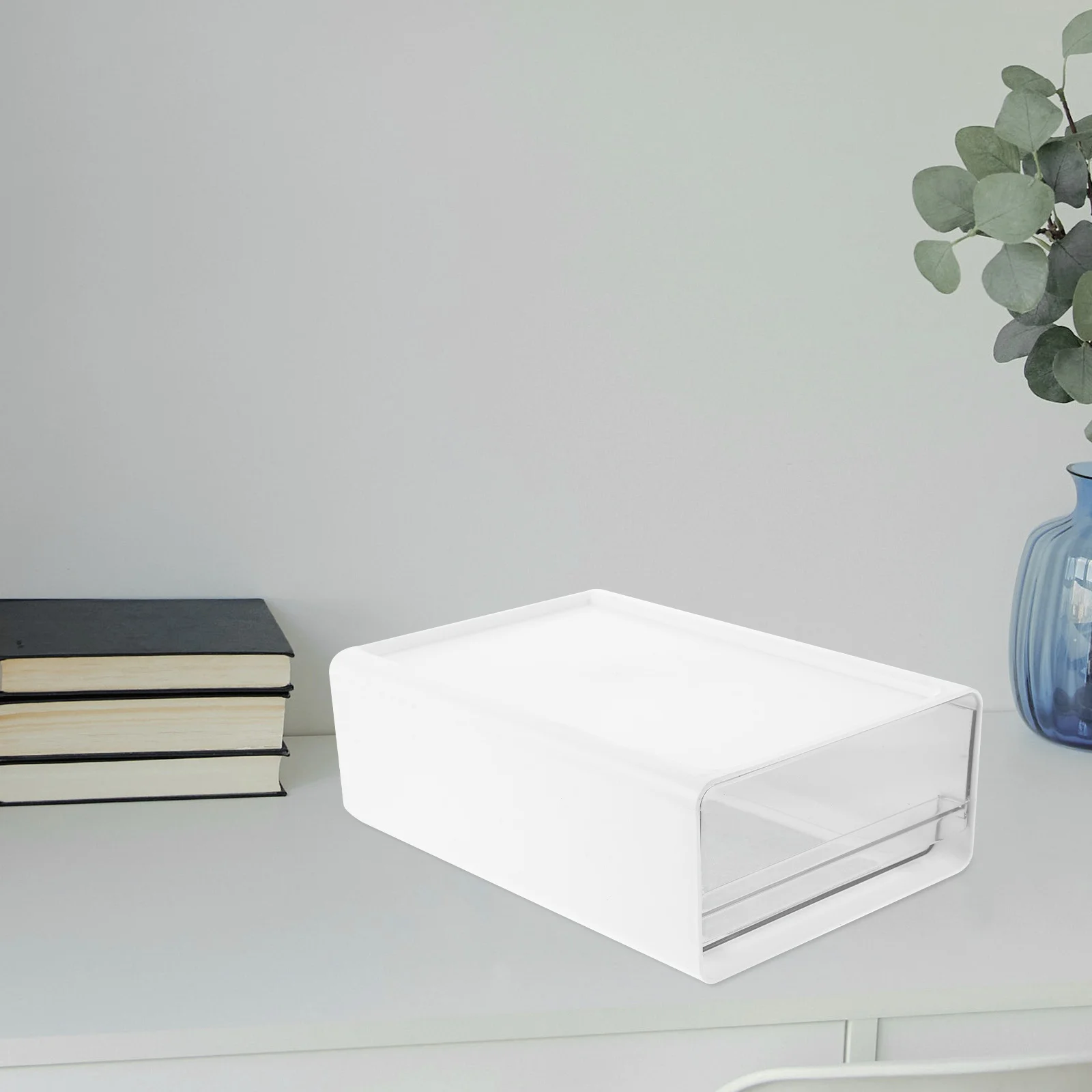 

Drawer Organizer Bin Practical Desktop Storage Case for Makeup Document Jewelry Bathroom Organizer Bathroom Drawer Organizers