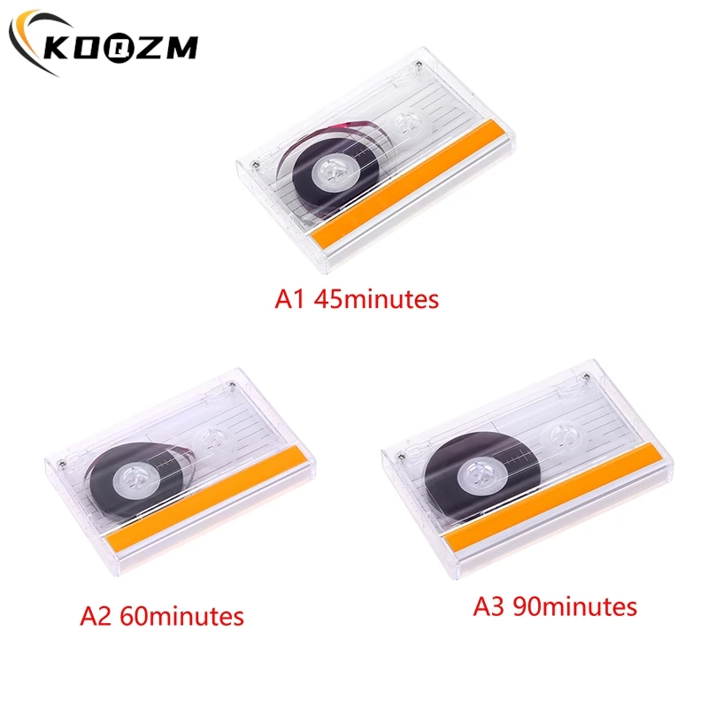 1*Standard Cassette Blank Tape Player Empty Tape With 45/60/90 Speech Music Recording For Minutes Magnetic Audio Tape Recording