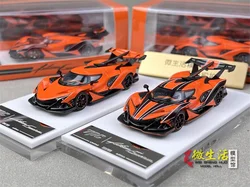 Newly Stocks Peako X TopArt 1:64 Apollo IE Diecast Scale Model Car Orange Color In 2024