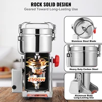 SucceBuy 150-2500g Electric Grain Mill Grinder Commercial Swing Spice Grinders for Dry Herbs Grains Spices Cereals Coffee Corn 2