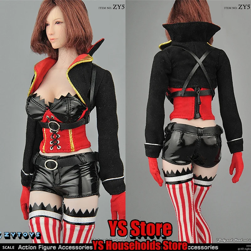 

ZYTOYS ZY5033 1/6 Bart Female Soldier Beauty Clothes Set Accessory Long Stockings Girdle Decoration Toys For 12" Action Figure