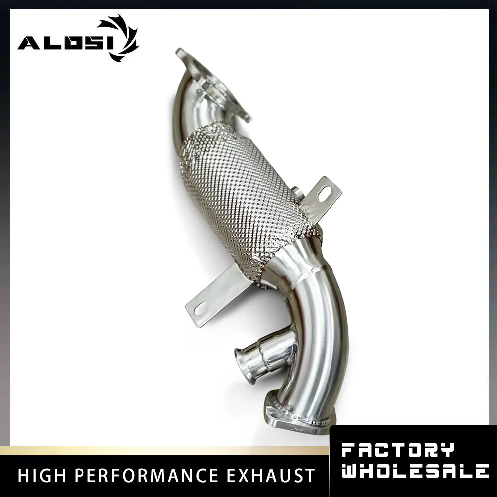 Car downspouts for Alfa Romeo Giulia/Stelvio 2.0T 2017-2021 High-performance exhaust downspouts