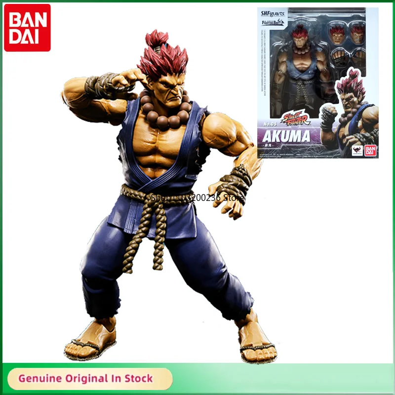 

Bandai Original SHFiguarts Street Fighter(SF) Gouki AKUMA NO.05 Anime Action Figure Active Joints Model Collectible Gift