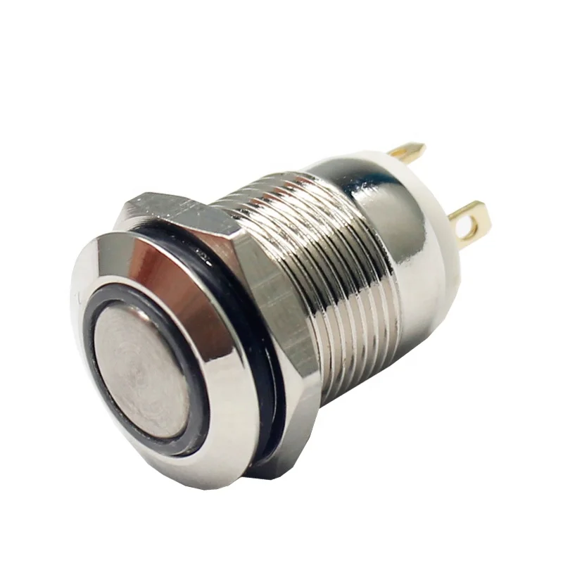 

M12 Metal push button switch IP68 waterproof switch wealth metal switch