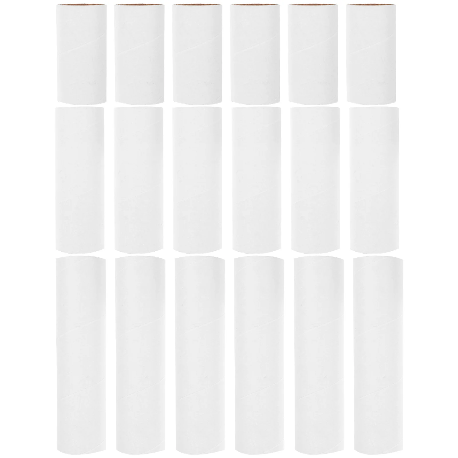 18 قطعة أنابيب ورقية مستديرة DIY بها بنفسك الحرف اليدوية مشاريع الرياح الرنين لفات من الورق المقوى الأنشطة الفنية رياض الأطفال التعلم الإبداعي