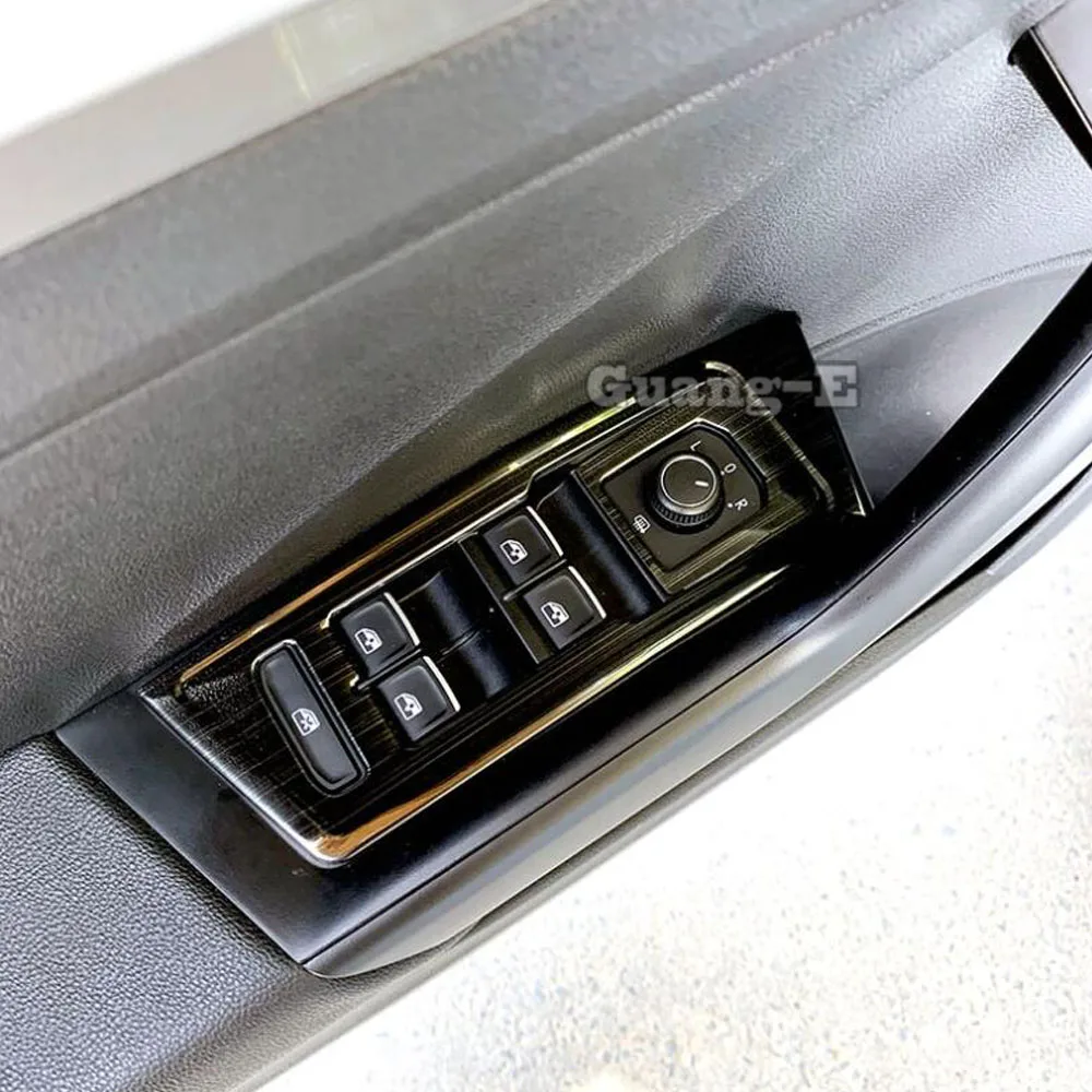 For Volkswagen VW T-Roc Troc 2017 2018 2019 2020 2021 Car Stick Window Glass Panel Armrest Lift Switch Button Trim Frame Parts