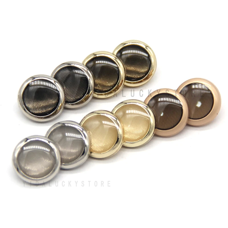 HENGC 11mm Mini Kid Shirt Metal Buttons For Garment Uniform Dress Decorative DIY Craft High Quality Sewing Accessories Wholesale