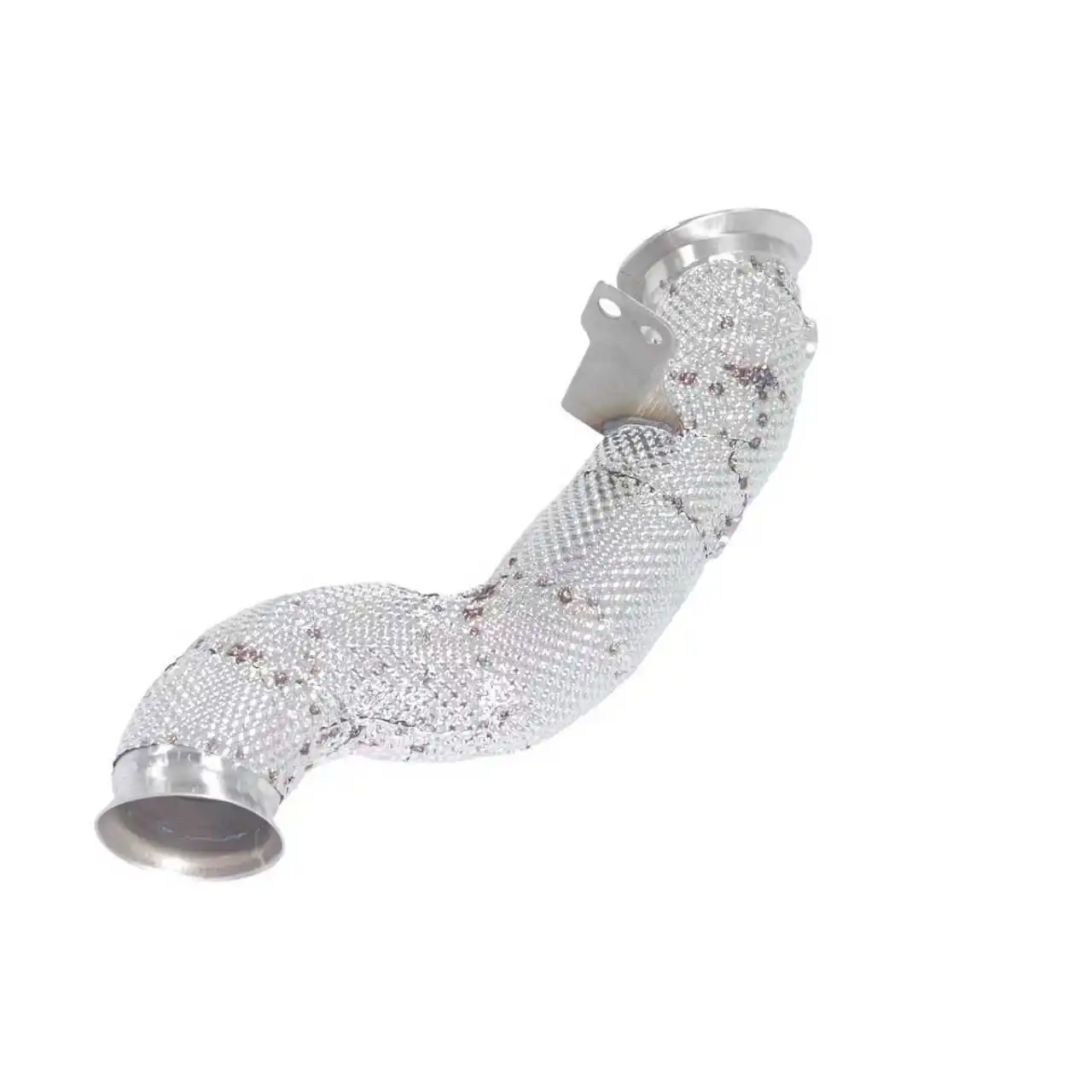 

For 2017-2021 Mercedes-Benz E350 2.0T W213 catless downspout with insulated stainless steel high performance exhaust head