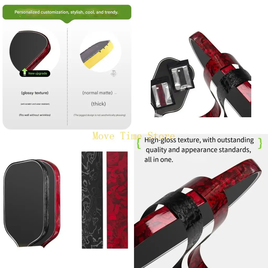 

92ME Легко установить нескользящие лопасти Pickleballs Защитные лопасти для защиты края головы