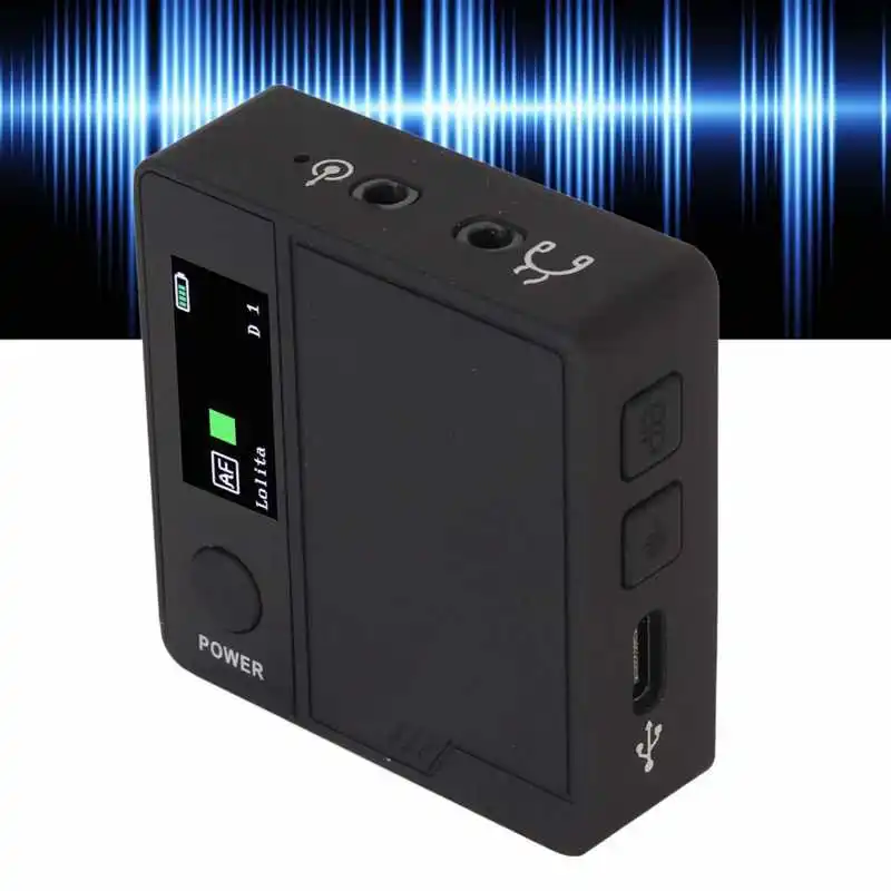 A9 Live Sound Card Voice Changer 11 Sound Effects Plug and Play Handheld Mini Voice Changer Device for for IOS