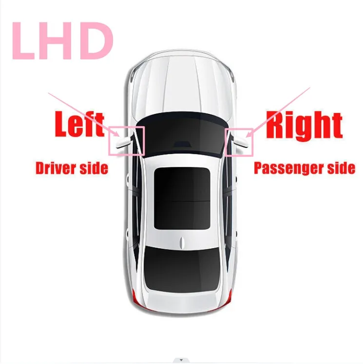 For Hyundai IX35 Side Mirror Rearview Mirror Assembly Exterior Mirrors Car Rear View Mirror Electric Folding Heating 5/7/8 wire