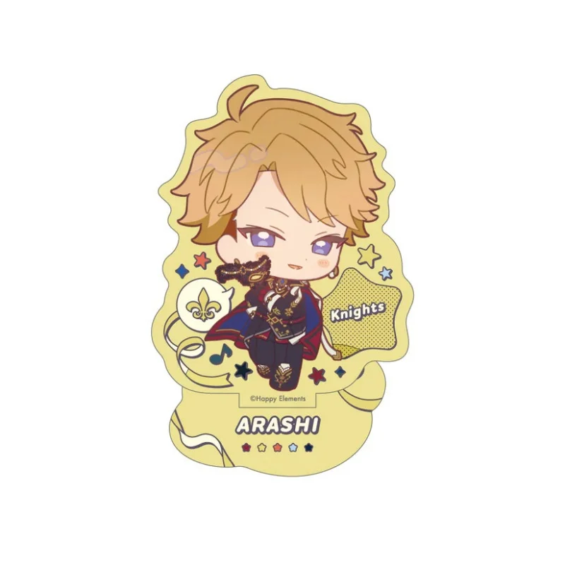 Game Ensemble Stars!! Arashi Narukami With ThanX Ver Q-Style Acrylic Stand Model Plate Keychains Desk Decorations
