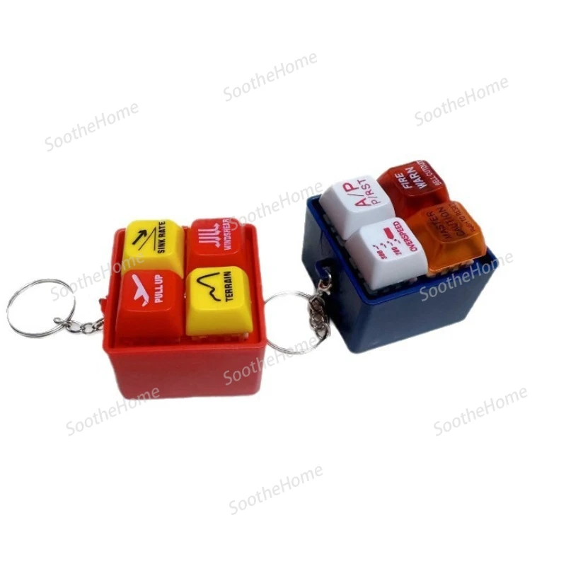 

Tiny Aviation Cockpit Keychain Alarm Simulator Aviation Cockpit Keychain Pendant