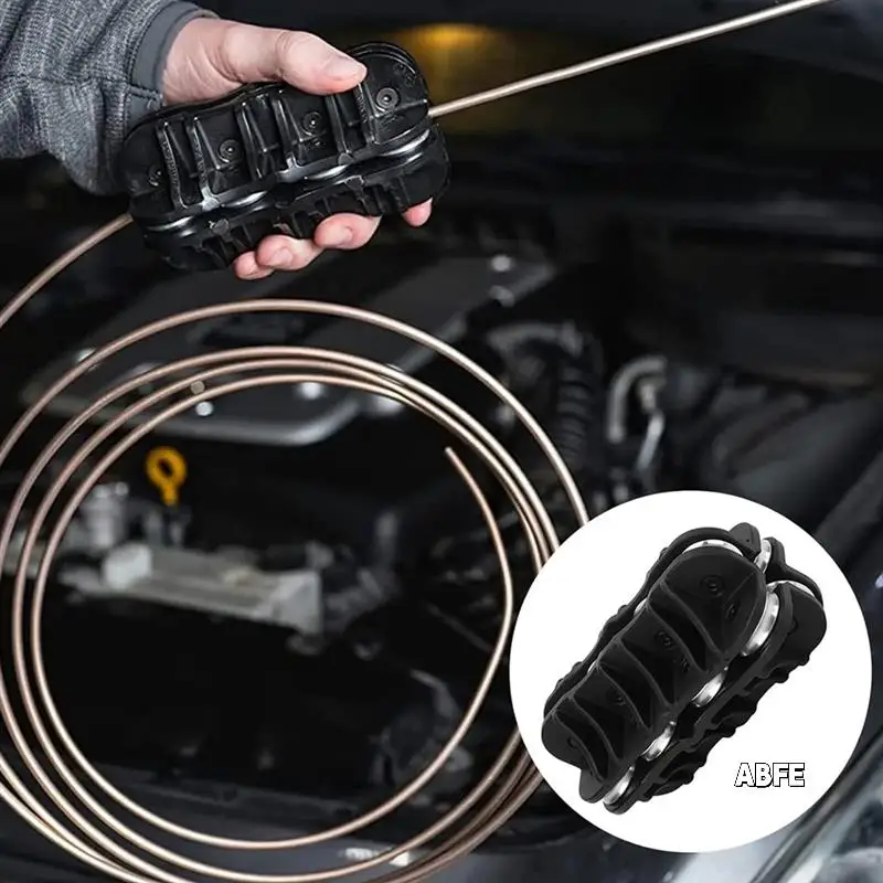 

3/8-дюймовый ручной выпрямитель для трубок, инструмент для выпрямления металлических трубок, ремонт автомобиля, тормозная топливная трубка, инструмент для прямых трубок