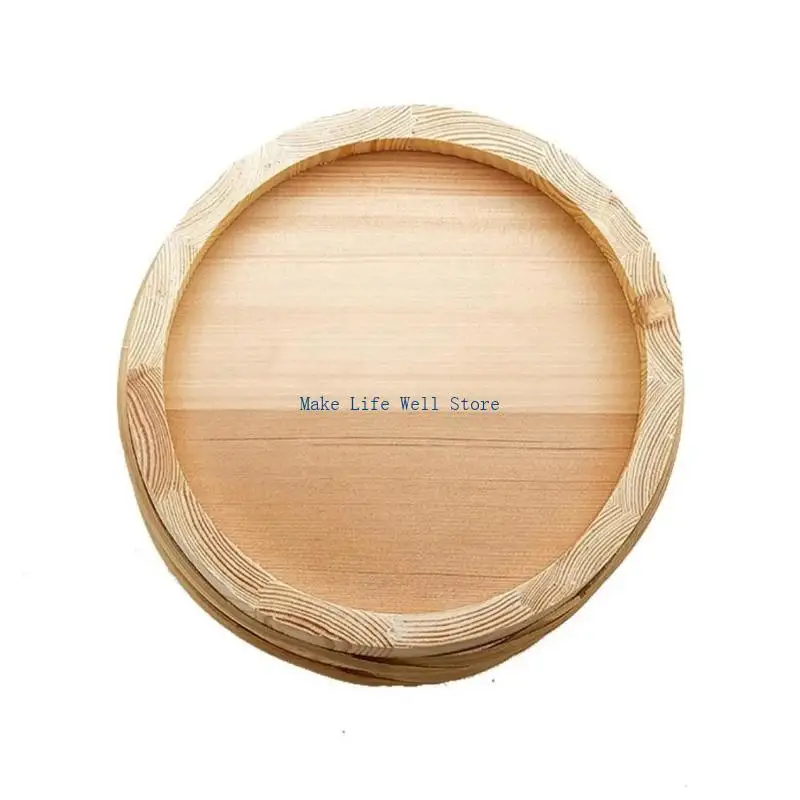  4L Large Capacity Wooden Sauna Barrels with Spoon Set For Steam Room Enduring