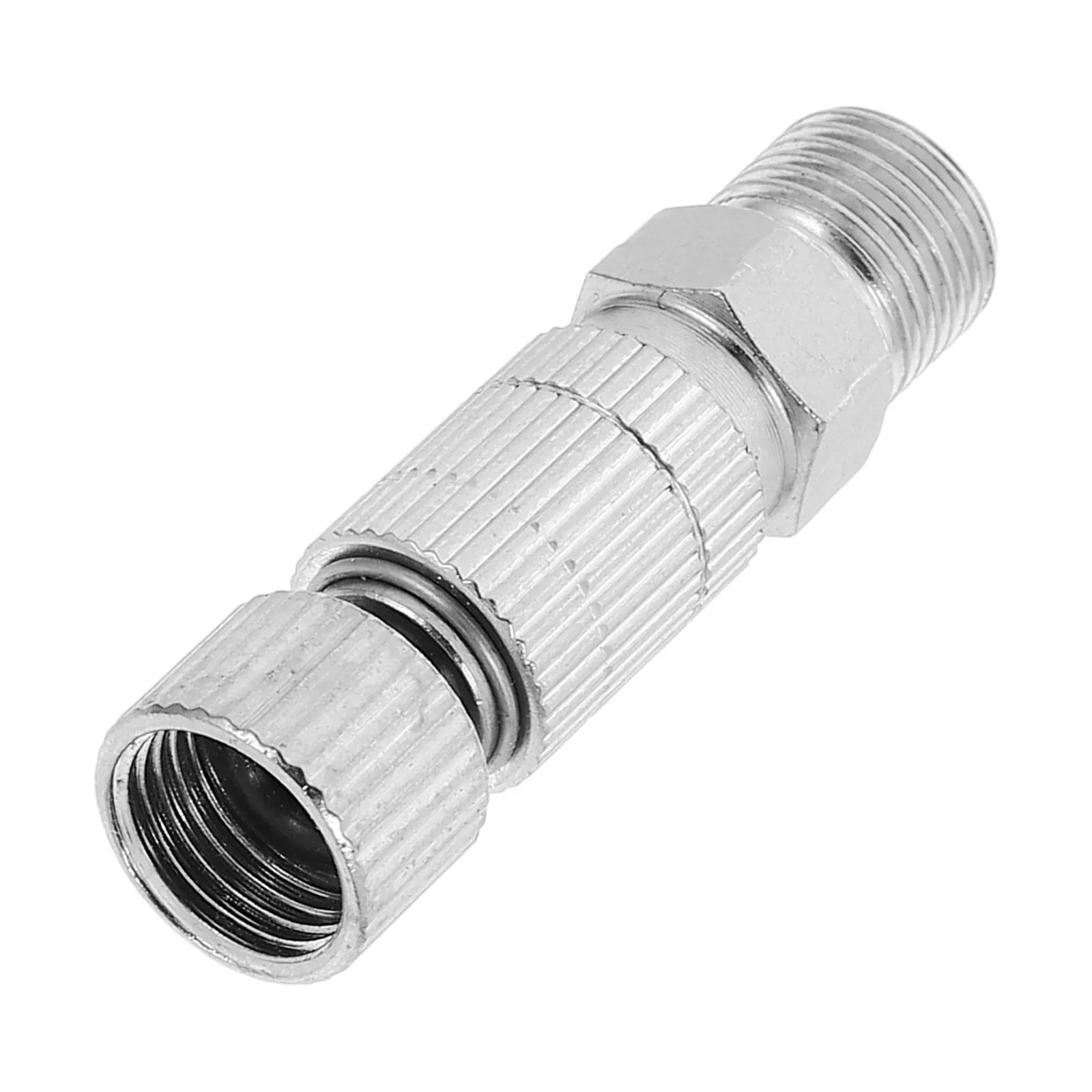 

Quick Release Airbrush Hose Connector Silver Self-Lock Coupler Airbrush Adapter Fast Disconnect Connector Tool