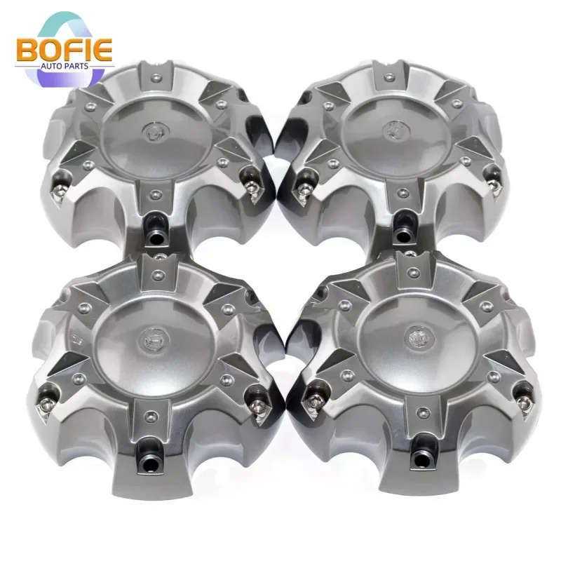 silver 1pcs/black 4pcs/black 1pcs/silver 4pcs  ABS 6 Lug Car Wheel Center Hub Cap For Protector Rims Universal Accessories Matt