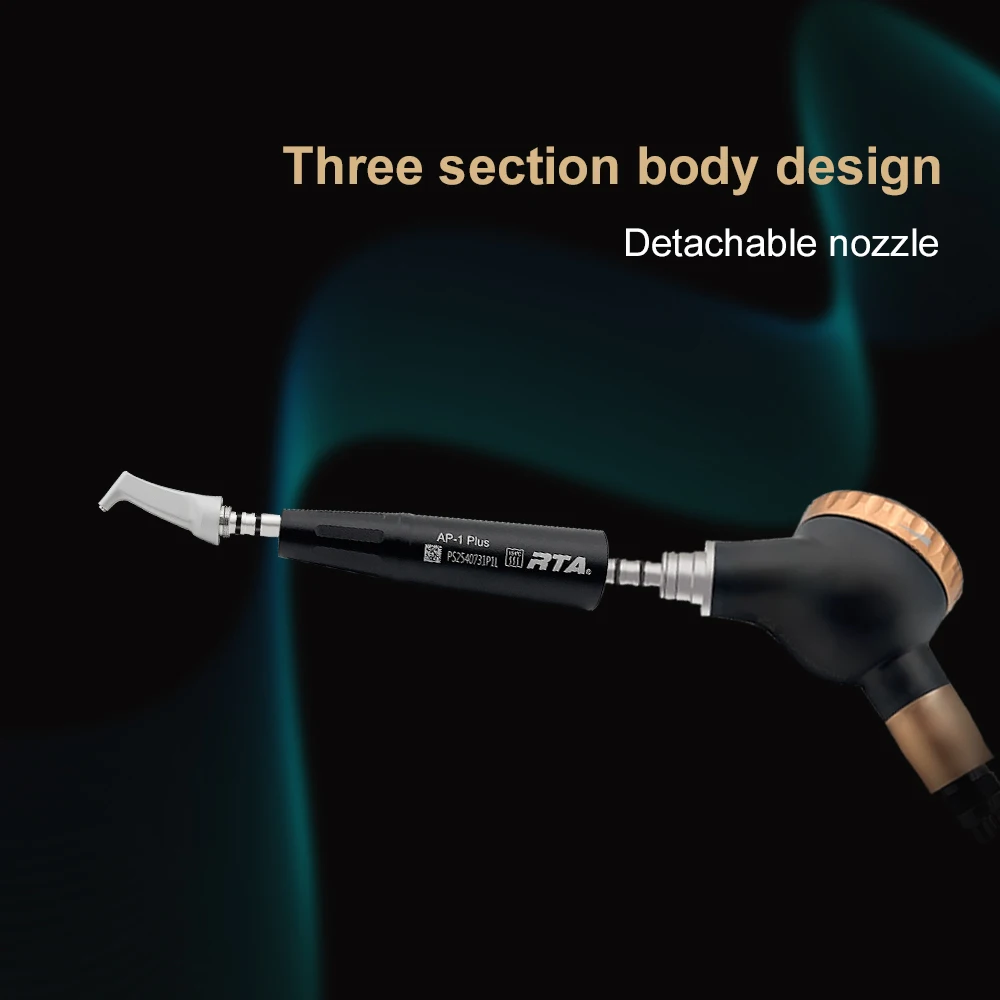 RTA/Woodpecker AP-1 Plus dental Air polisher machine 0.7mm Small Caliber Nozzle Detachable Three-Section Body