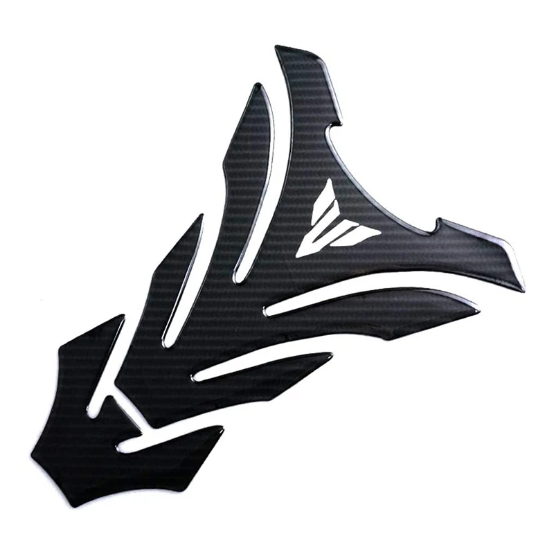 Carbon Fiber Motorcycle Tank Pad Gas Oil Fuel Tank Pad Decal Tank Protector Motorcycle Stickers For Yamaha All Models