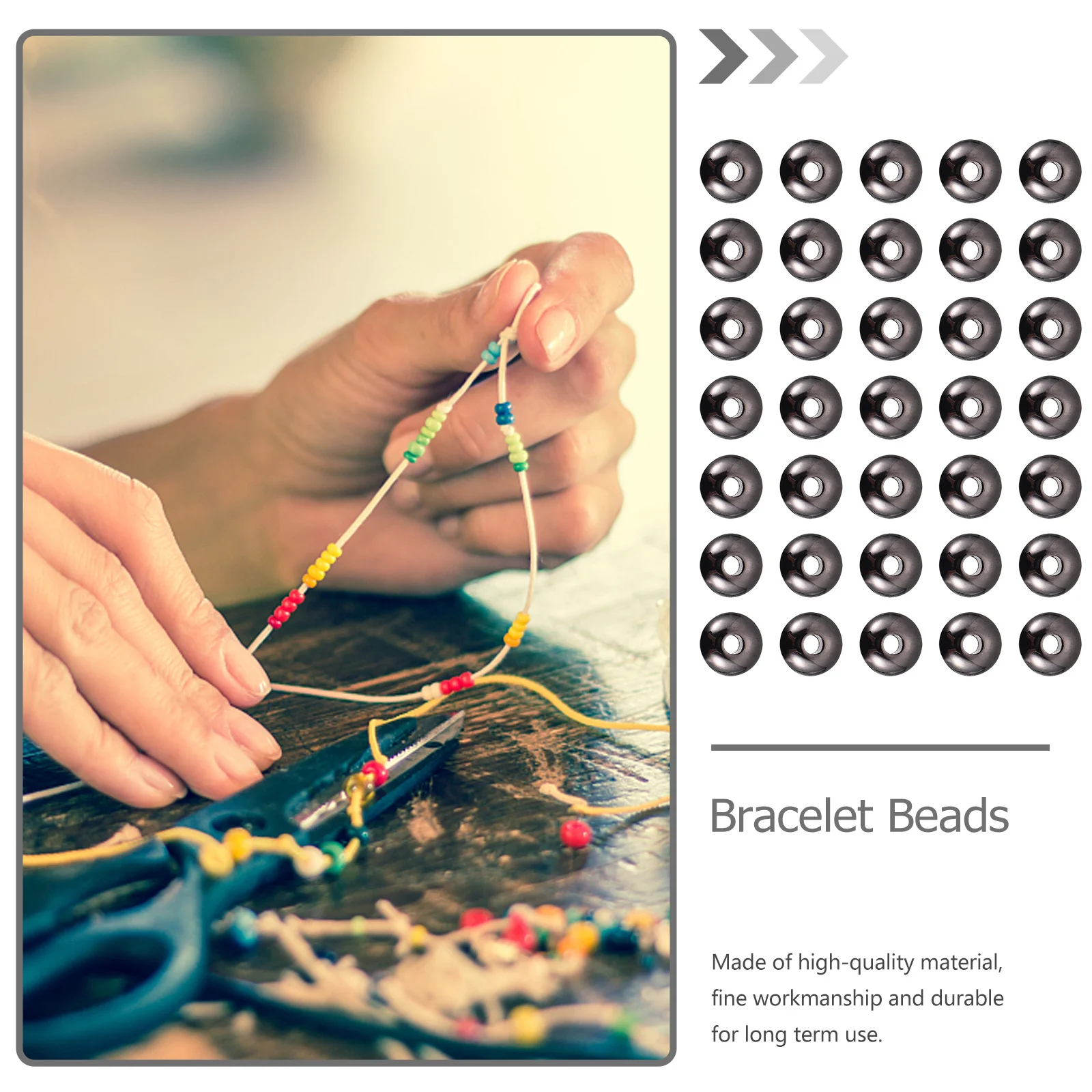 1000Pcs DIY Accessories Beads Perfect for Necklace Bracelet Dangle Lighting Decoration Sweater Chain Spacer Beads