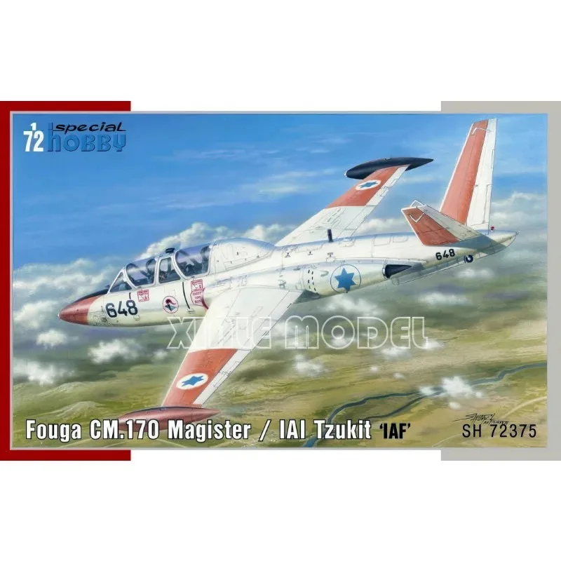 

Special Hobby Plastic Assembled Aircraft Model Kit 72375 Fouga CM.170 Magister / IAI Tzukit 1/72