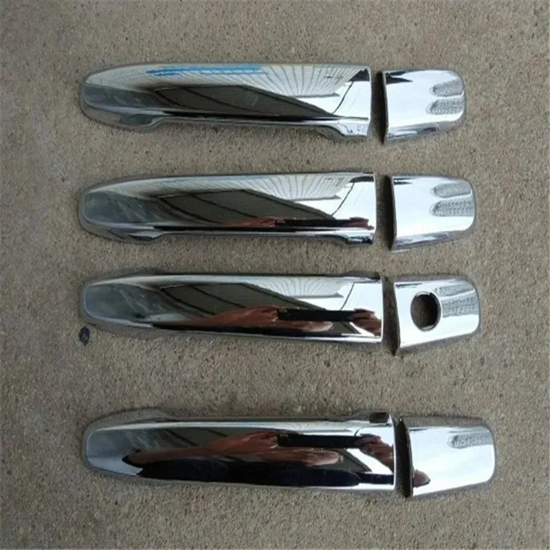 

ABS Chrome Car Outer Door Handle Cover Door Bowl Protection Covers Sticker 8pc Car styling For 2006-2018 Mitsubishi Outlander