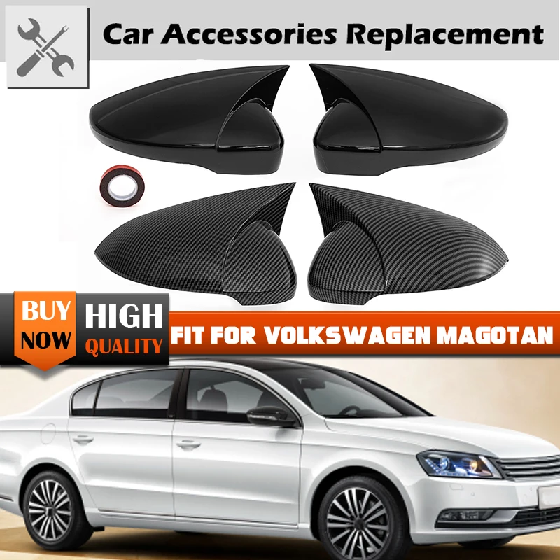 

Side Wind Rearview Mirror Cover Rear View Cap Trim Car Accessories Fit For Volkswagen VW Magotan 2011-2016