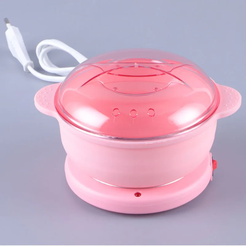 Portable Foldable Silicone Hot Wax Machine for Body Hair Removal 10 PCS Waxing Wood Included