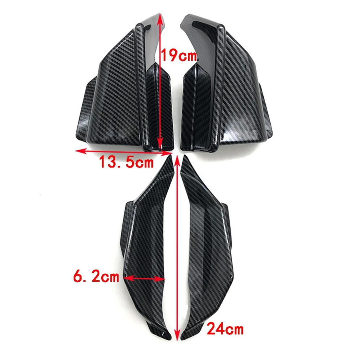 For Honda ADV 160 2022-2024 Motorcycle Head Light Lamp Eye Lid Trim Cover Headlight Eyebrow Cover Side Fairing Spoiler B